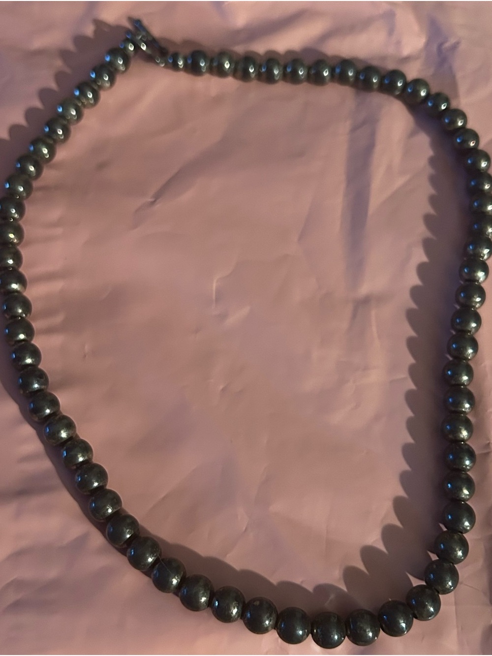 Sterling Silver Beaded Necklace